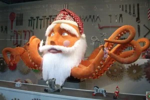 santa octopus
