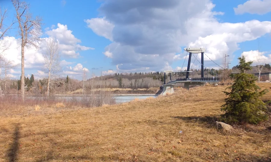 Footbridge from afar